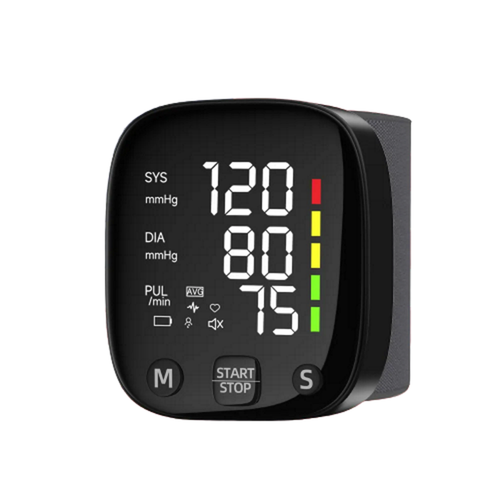 Blood Pressure Monitor Rechargeable English Voice Sphygmomanometer Tonometer