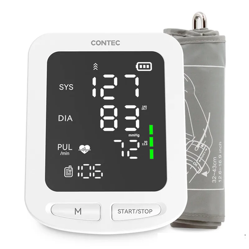 Portable Automatic Digital Blood Pressure Monitor Leval Sphygmomanometer