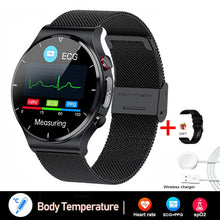 Load image into Gallery viewer, Revolutionary New ECG+PPG Health Smart Watches: Tracking Heart Rate, Blood Pressure