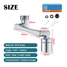Load image into Gallery viewer, Metal Copper Universal 1440° Rotate Faucet Aerator Extender Filter Faucets