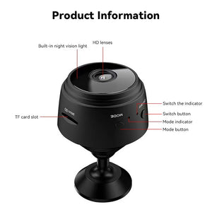 1080p Magnetic WiFi Mini Security Wireless Camera