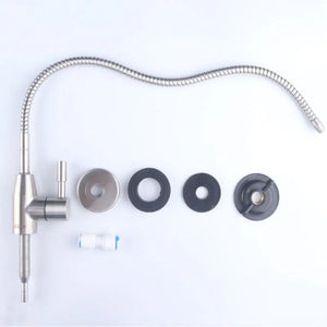 Premium Stainless Steel Gooseneck Water Purifier Faucet for Reverse Osmosis