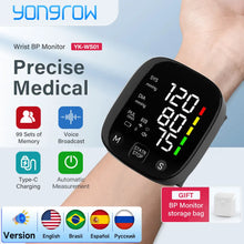 Load image into Gallery viewer, Blood Pressure Monitor Rechargeable English Voice Sphygmomanometer Tonometer