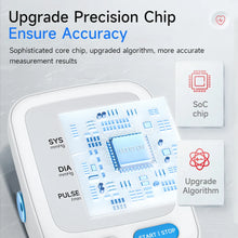 Load image into Gallery viewer, Portable Digital Upper Arm Blood Pressure Monitor Rechargeable Voice Broadcast