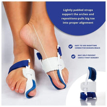 Load image into Gallery viewer, Bunion Corrector Splint Big Toe Straightener Hammer Pain Relief