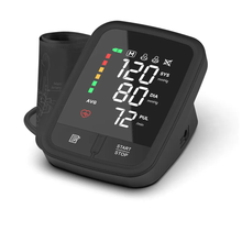 Load image into Gallery viewer, Portable Digital Upper Arm Blood Pressure Monitor Rechargeable Voice Broadcast