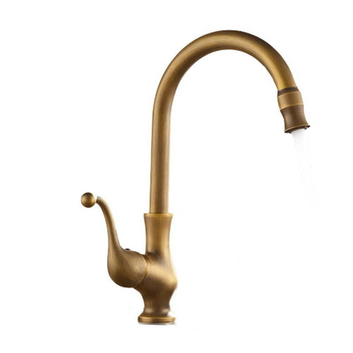 Brass Kitchen Faucet Single Hole