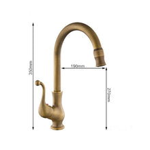 Load image into Gallery viewer, Brass Kitchen Faucet Single Hole