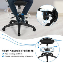 Load image into Gallery viewer, Mesh Drafting Chair Office Chair Adjustable Armrests