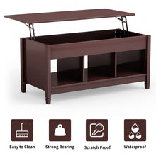 Load image into Gallery viewer, Lift Top Coffee Table Hidden Compartment