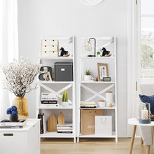 Load image into Gallery viewer, 4-Tier Ladder Shelf Bookshelf Bookcase Storage