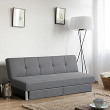 Load image into Gallery viewer, Convertible Futon Sofa Bed Adjustable Couch Sleeper