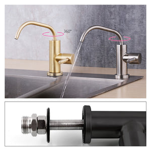 Stainless Steel Kitchen Direct Drinking Water Filter Sink Faucet Single Handle Water Purifier Water Filter Tap Reverse Osmosis