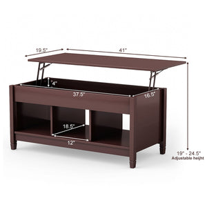 Lift Top Coffee Table Hidden Compartment