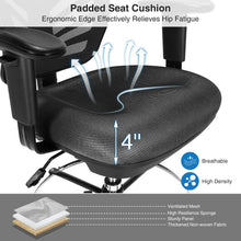 Load image into Gallery viewer, Mesh Drafting Chair Office Chair Adjustable Armrests