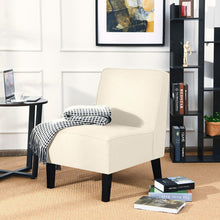 Load image into Gallery viewer, Modern Armless Accent Chair Fabric Single Sofa