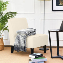 Load image into Gallery viewer, Modern Armless Accent Chair Fabric Single Sofa