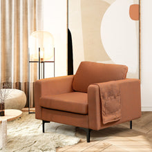 Load image into Gallery viewer, Modern Linen Armchair Single Sofa