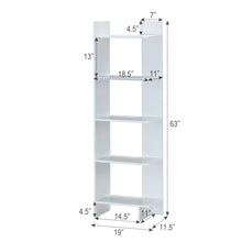 Load image into Gallery viewer, Set of 2 Bookcase Storage 5-Tier