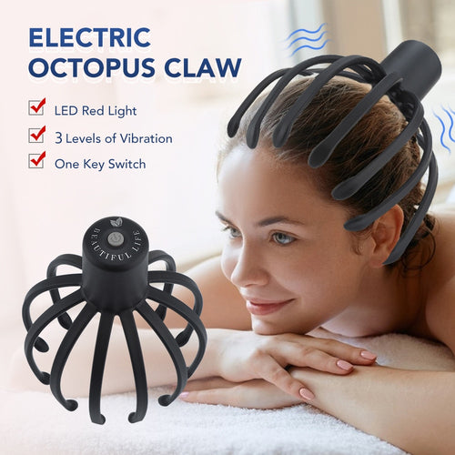 Electric Octopus Claw Scalp Massager Hands Scratcher Relief
