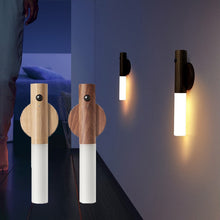 Load image into Gallery viewer, Wooden LED Wall Light Motion Sensor Arne Rechargeable Sconce