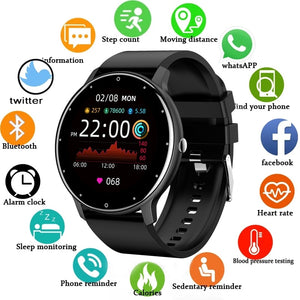 Smart Watch Men Women Full Touch Screen